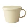 Takenaka Calm Dish Mug with Made In Light Lid, Japan, Gray, Approx. 340ml, T-26630