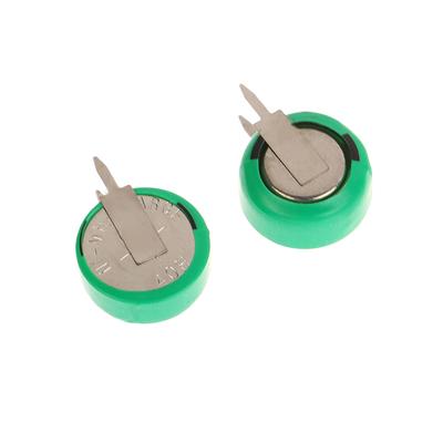 10 шт. 1,2 В 40 мАч Ni-Mh аккумуляторная батарея с паяными штифтами для таймера, игрушек, часов, слухового аппарата, солнечного оборудования, кнопки, монеты