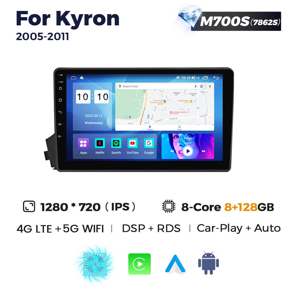 Compatible with SsangYong Kyron 2005-2011: Car Navigation with Wireless CarPlay
