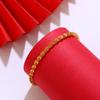 24K Gold Phoenix Tail Jewelry Дамский ретро нишевый дизайн полый индивидуальный браслет