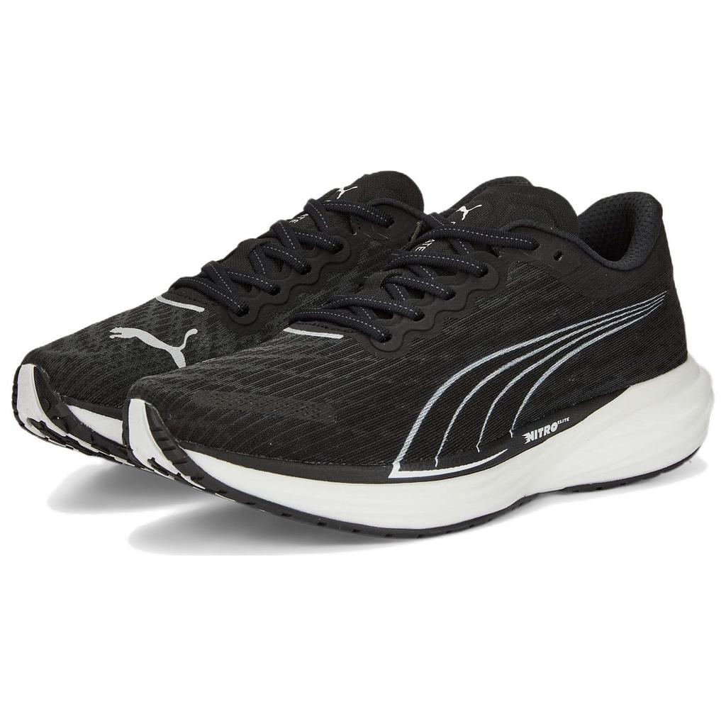 Puma Deviate Nitro 2 Black White Men Sneakers 376807-01
