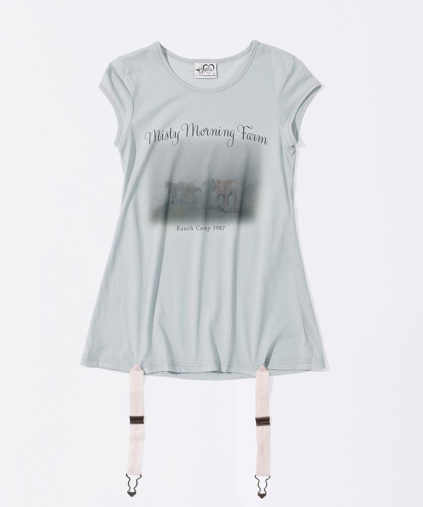 SCULPTOR Ranch Lingerie Tee Туманно-голубой