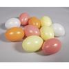 Plastic Eggs - RAYHER - 6cm Ø - Apricot Color - Party Decoration - Mixed