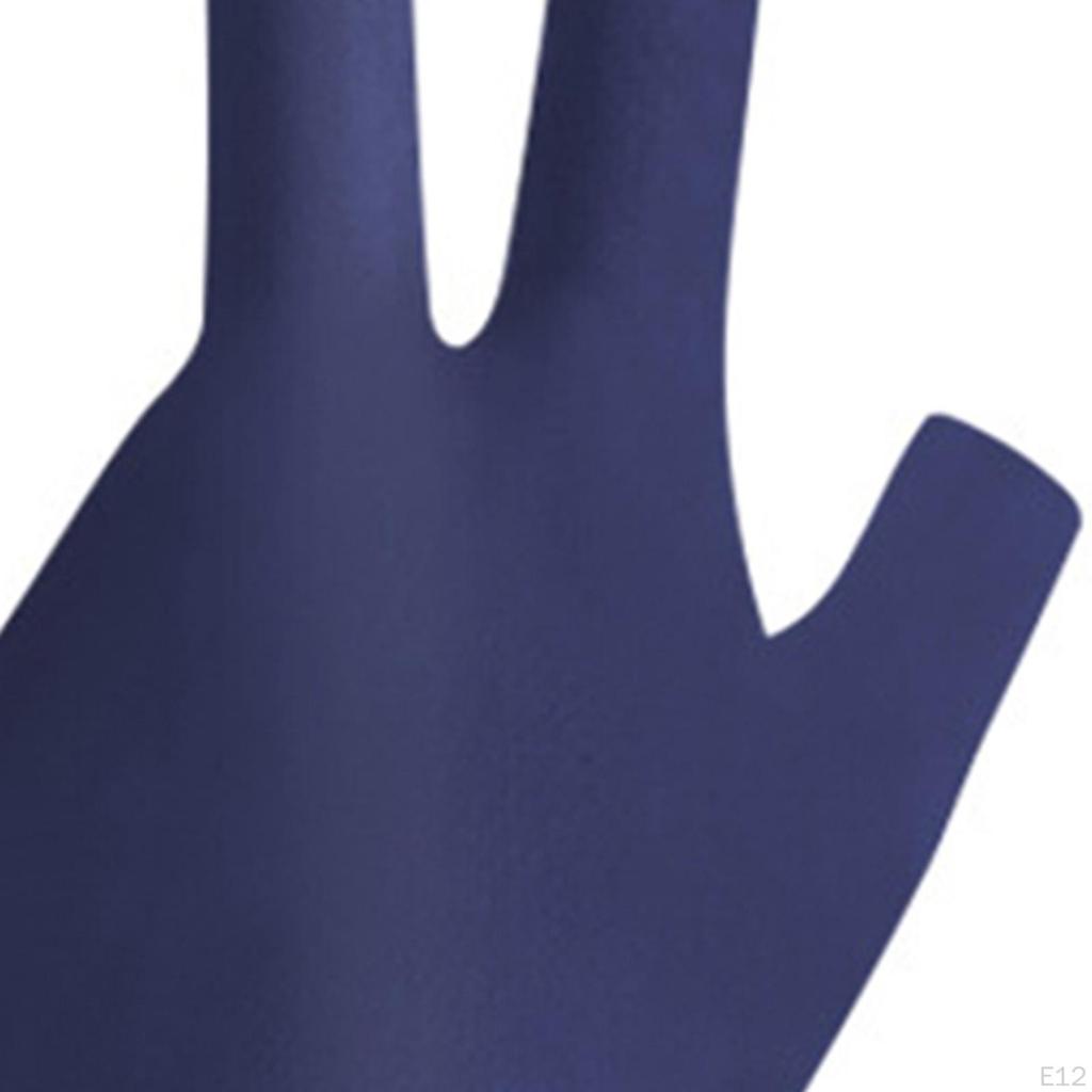 Перчатка для бильярда с тремя пальцами для снукера, унисекс, аксессуар для кия