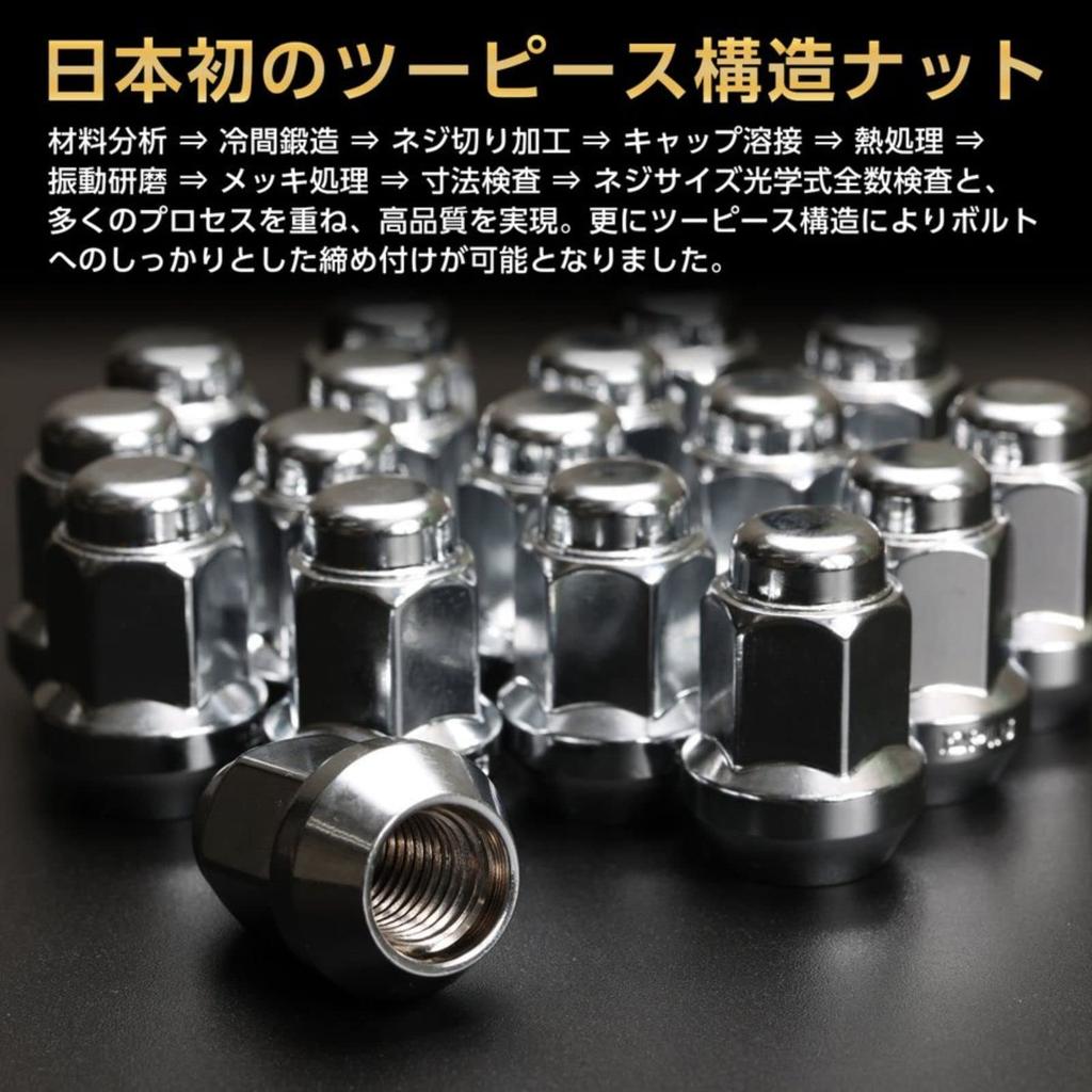 SHINSEI Wheel M12 X Tapered Carbon Steel for Machine Nuts, P1.5, Seat, 60°, 16-Pack, Construction, Hex, H-16FP