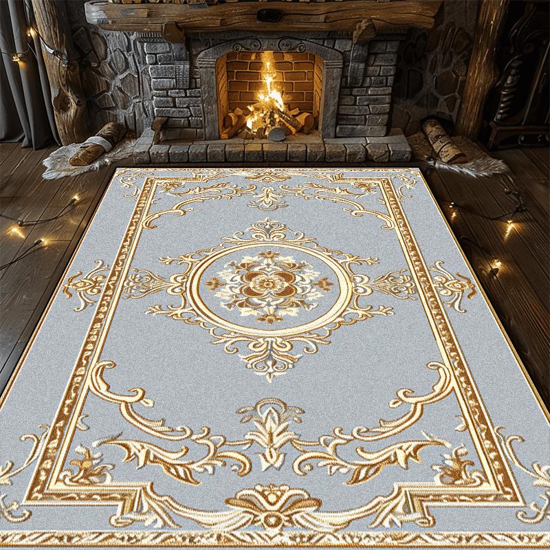 Living Room Decoration European Style Carpets Home Luxury Large Area Rug Hall Sofa Side Floor Mat Hotel Doorway Hallway Carpet