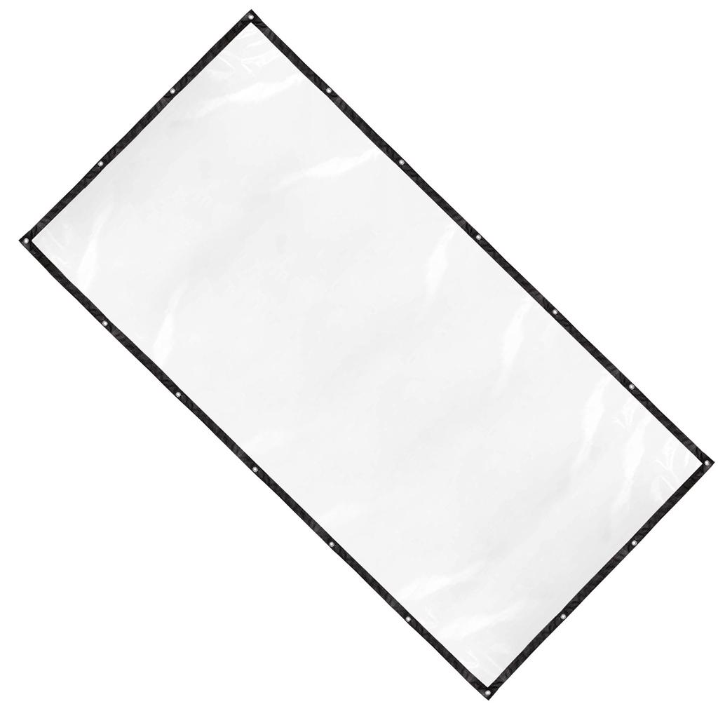 Прозрачный брезент Водонепроницаемый Дождестойкий Прозрачный Пластиковый Брезент Чехол с Люверсами для Курятника Теплицы Растения