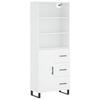 VidaXL Highboard White 69.5x34x180 Cm Engineered Wood 3189469