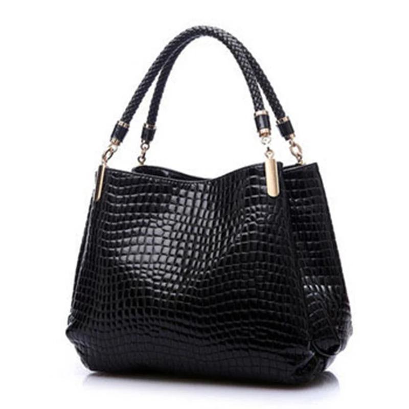 Bags Women Leather Handbags Luxury Ladies Hand Bags Purse Fashion Shoulder Bags Crocodile