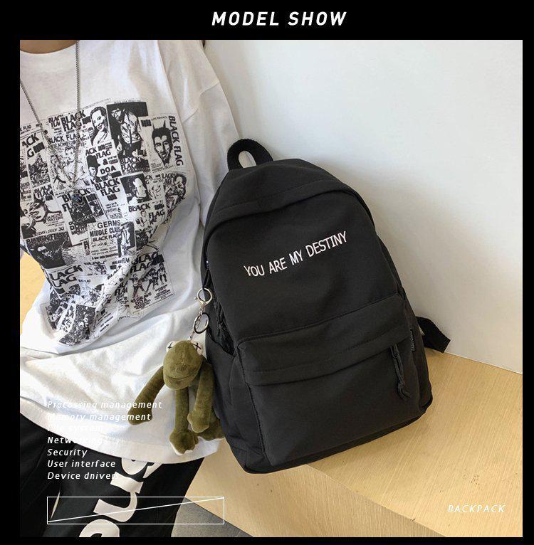 Рюкзак большой вместимости в корейском стиле для студентов - Модный для старшей школы, колледжа и путешествий