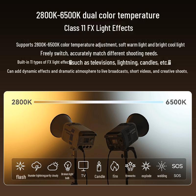 Светодиодный видеосвет Godox LE300Bi с регулируемой цветовой температурой