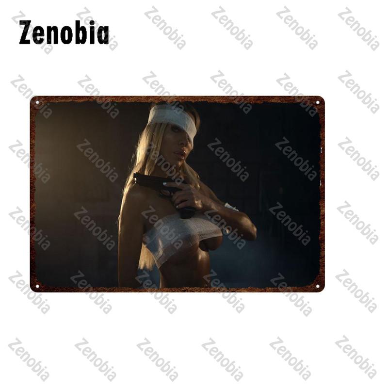 Сексуальная девушка металлический знак нижнее белье модель грудь и ягодицы металлический плакат черные чулки женщина декоративная жестяная пластина домашний декор