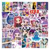 56Pcs New Anime KPop Demon Hunters Stickers DIY Stickers Scrapbooking Phone Luggage Skateboard Waterproof Decal