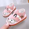 Летние детские сандалии детская обувь для малышей 0-1-2 года для мальчиков и девочек нескользящая мягкая подошва туфли принцессы обувь с закрытым носком