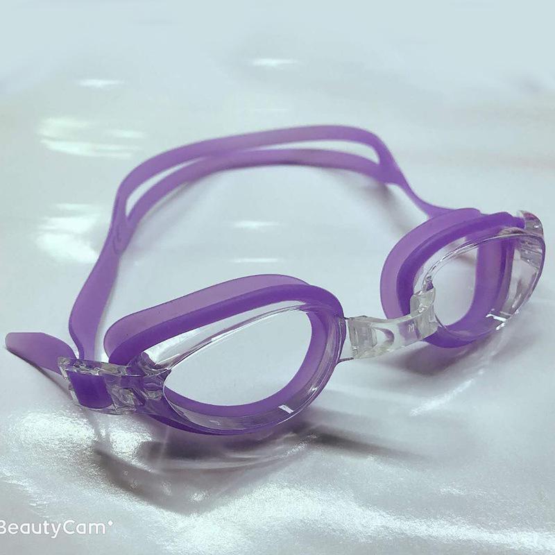 2025 Anti-Fog Electroplated Myopia Silicone Swimming Goggles Set