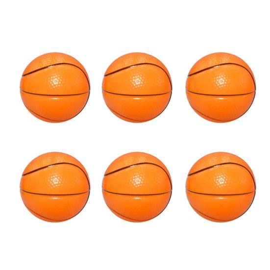 6Pcs Mini Sports Stress Ball Anxiety Relief Small Foam Football Baseball Basketball Tennis Soccer Kids Elastic Ball Fidget Sensory Toy