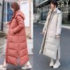 Women's Down Jacket  Winter New Long Fashion Hooded Thick Loose Warm Padded Coat