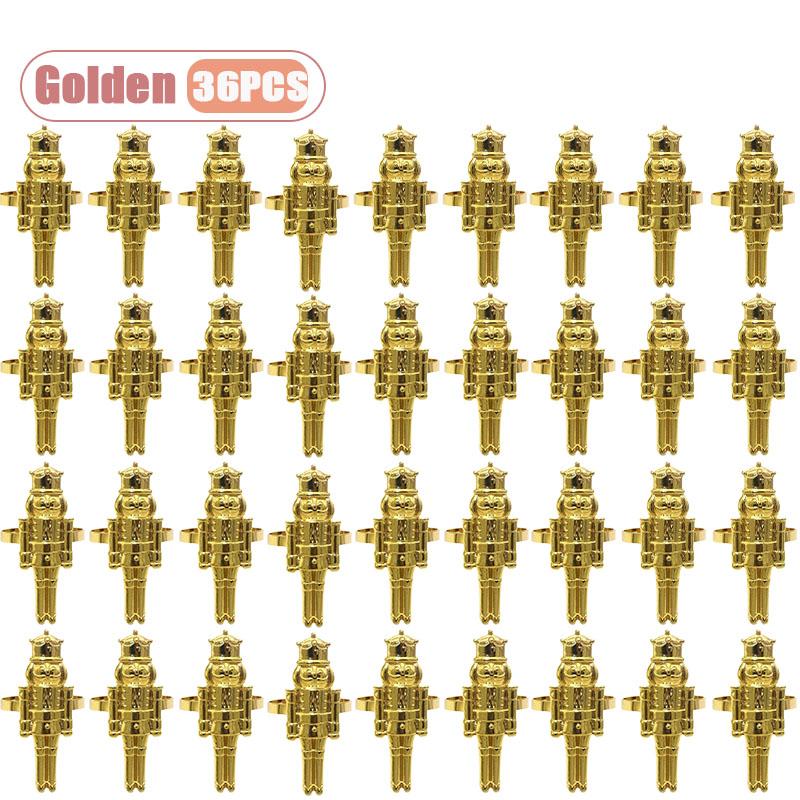 Рождественский Щелкунчик Кольцо для салфетки Креативный Солдат-Стражник Держатель для салфетки для Праздничного Украшения Стола Вечеринка Новый Год Декор для Обеда