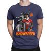 Модная футболка IShowSpeed Royal Rumble для унисекс, футболки из чистого хлопка, топы с коротким рукавом