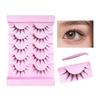 SHELWIN False Easy To Apply for Handmade False Natural Includes Light Makeup 5 Pairs Lash Eyelashes, Beginners, Eyelashes, Eyelashes, Tweezers, Gift,
