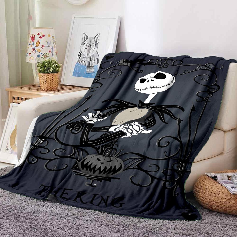 Nightmare Flannel Blanket Throw Blanket Soft Warm Sofa Bed Camping Home Decor Unique Christmas Gift C9211506