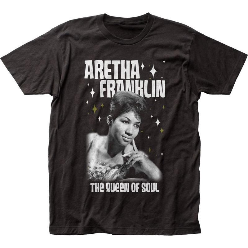 Aretha Franklin Unisex T-shirt Music Classic Concert Soul Band Tee New Black Graphic Tee