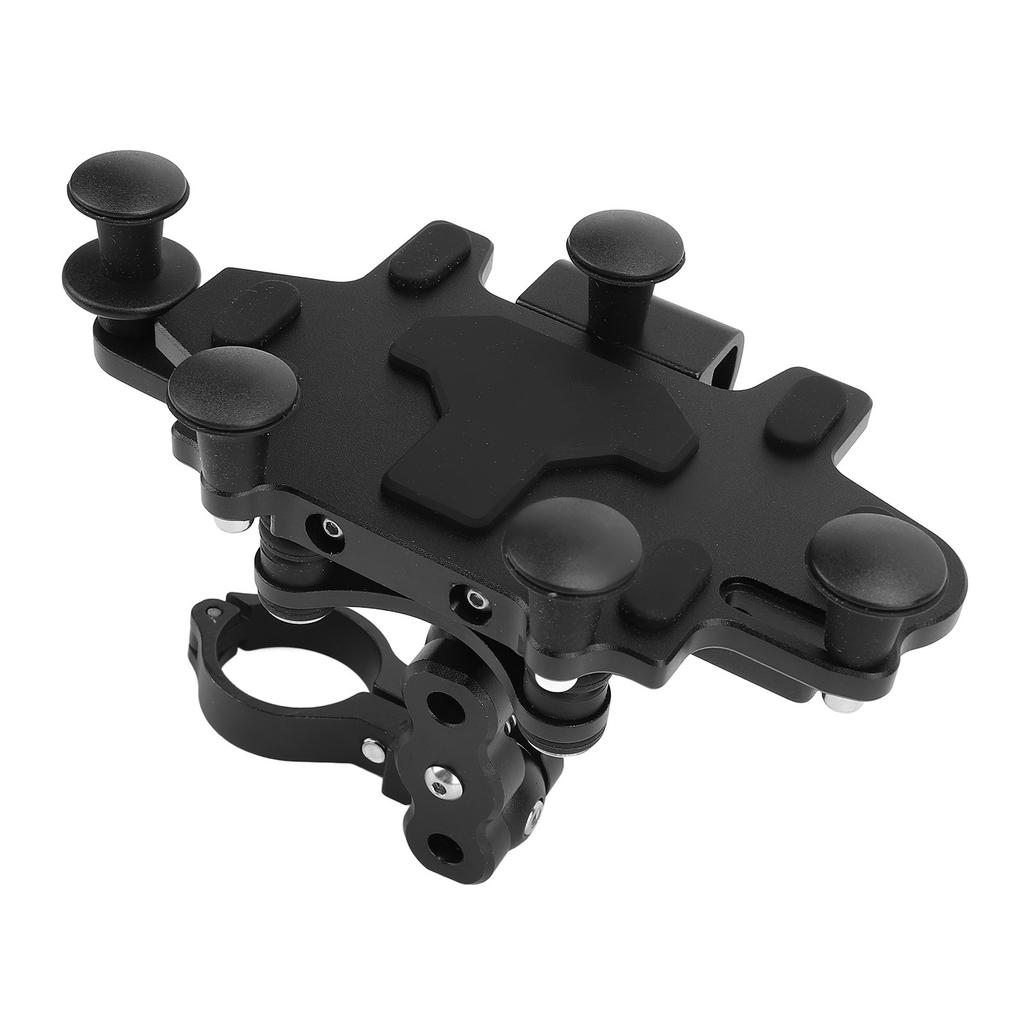 Motorcycle Phone Mount 5 Claw Rotatable Shock Absorbing Silicone Pads Motorcycle Handlebar Phone Holder