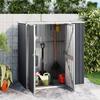 VidaXL Garden Tool Shed Storage Shed Tool Organizer Outdoor Storage Cabin Anthracite 316211