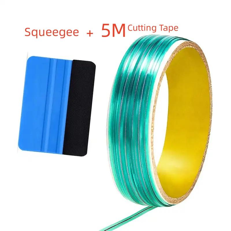 5/10/50 м лента для резки виниловой пленки со скребком, автоматическая наклейка, краевая лента, дизайнерская линия, автоматический формовочный инструмент для пленочной ленты