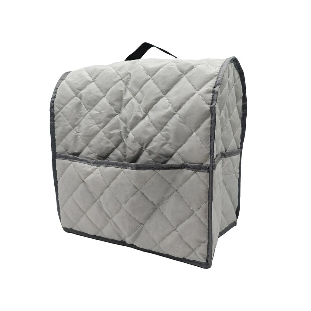 1PC Multi- Vertical Mixer Dust Cover, Side Storage Bag, Hand-Held Quilted Polyester Diamond Household Dust Cover