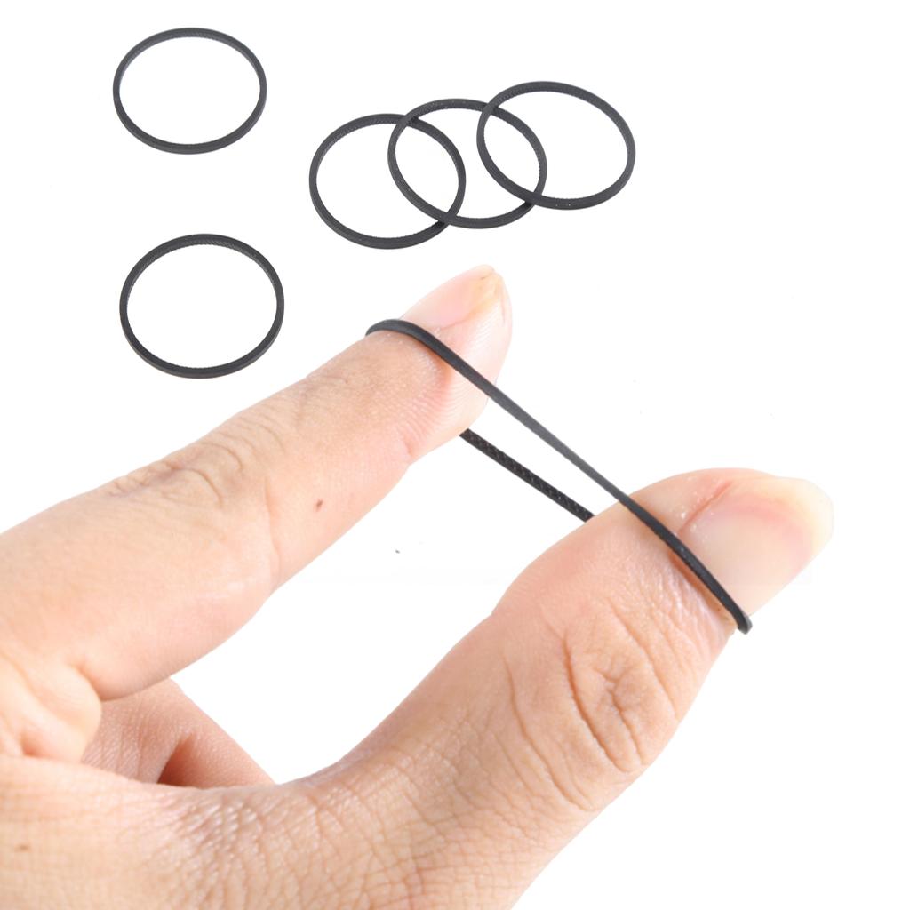 Резиновые приводные ремни 1,2 мм для проигрывателей кассетных проигрывателей магнитофонов диаметром 25/28/30 мм 50 шт.