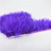 2Meters Colorful Fluffy Marabou Feathers Tassel Fringe Trim Turkey Feather Ribbon Clothes Cuffs Shawl Sewing Flecos Decoration