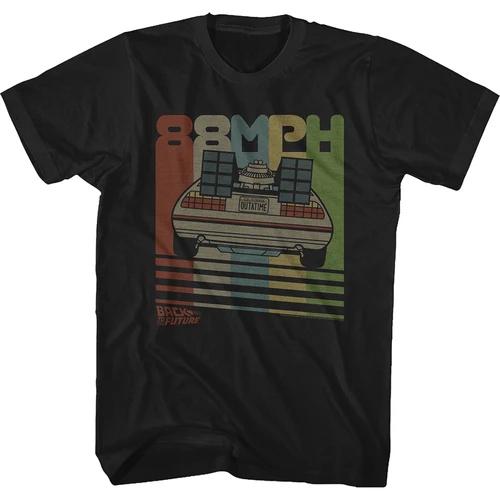 Футболка для мужчин Camiseta Летняя футболка с коротким рукавом Футболки Назад в будущее Футболка Топы Уличная одежда
