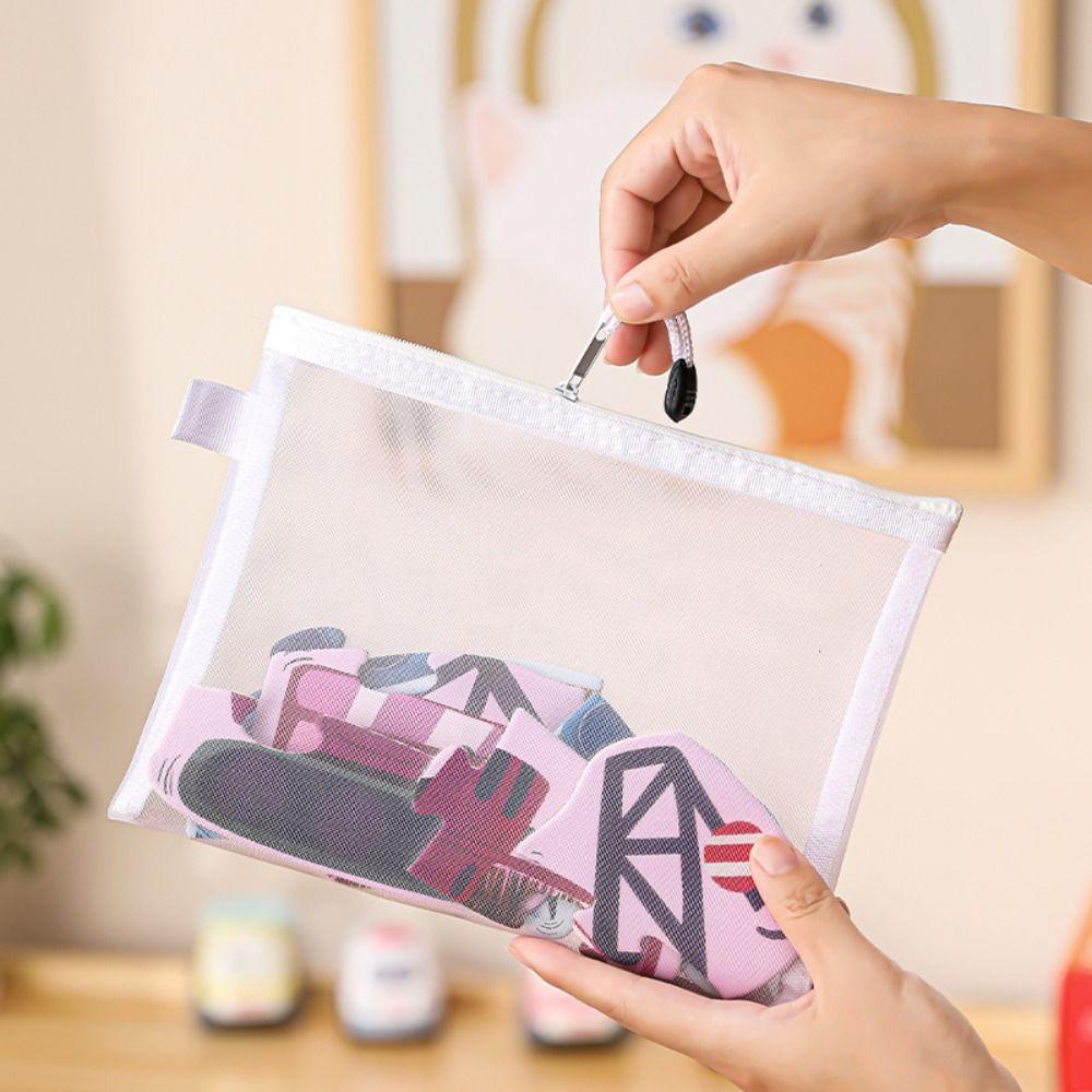 Сумка для хранения документов на молнии A4/A5/A6 Папки для файлов Косметички для макияжа Школа Офис
