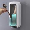Wall Mounted Chopstick Holder Storage Box Chopstick Drainage Box Straws Spoon Knife Fork Container,Utensil Organizer Rack