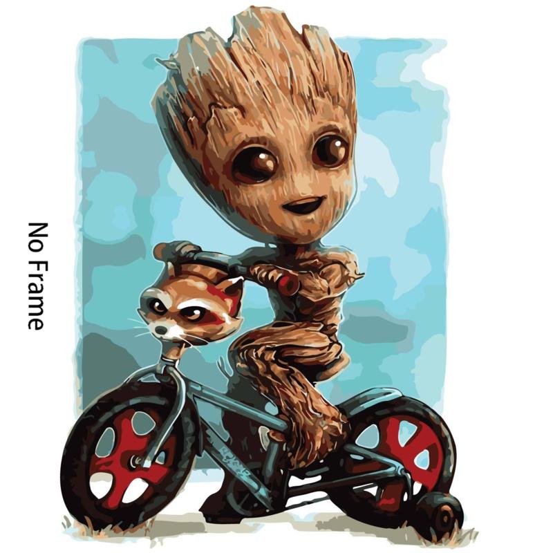 Изысканный набор для рисования по номерам своими руками для детей и взрослых с экологически чистыми акриловыми красками