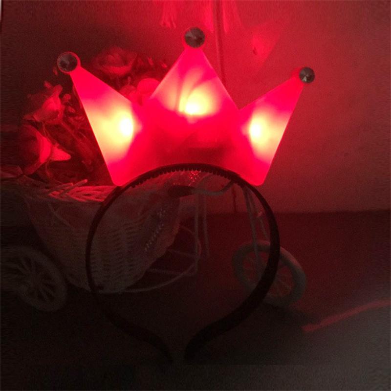 Светодиодная корона-повязка на голову, светящиеся короны и диадемы для женщин, косплей, день рождения, свадьба, Хэллоуин, фестиваль