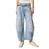 2024 Women's Wide-Leg Mid-Low Waist Washed Denim Jeans