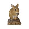 Ubia Mouse X X Cm Doll Figurine Ornament Animal Garden Decoration Mouse H13102 Fruit-eating 8.5 6.8 9.5