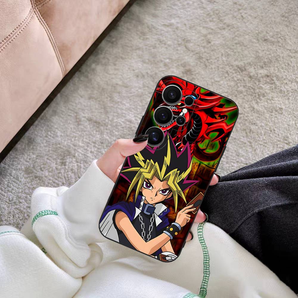 Классический аниме чехол для телефона Yu Gi Oh для Samsung S 24 Fe 25 Ultra Plus 20 Lite 21 30 22 23 24 22 Ultra 5G Fundas