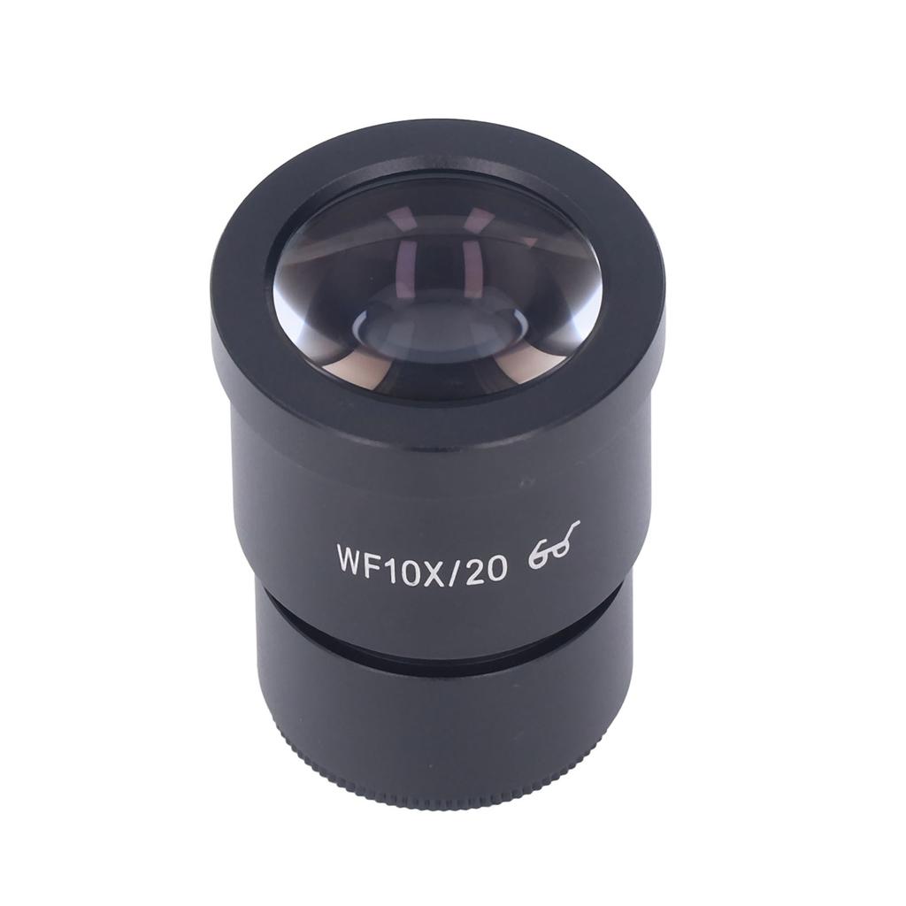 Microscope Lens WF10X 20 Laboratory Stereo Microscope Lens 30mm Interface High Eye Point Wide Angle Eyepiece