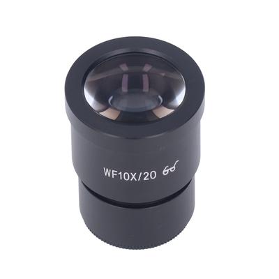 Линза микроскопа WF10X20 Лабораторная стереомикроскопическая линза Интерфейс 30 мм Высокая точка обзора Широкоугольная