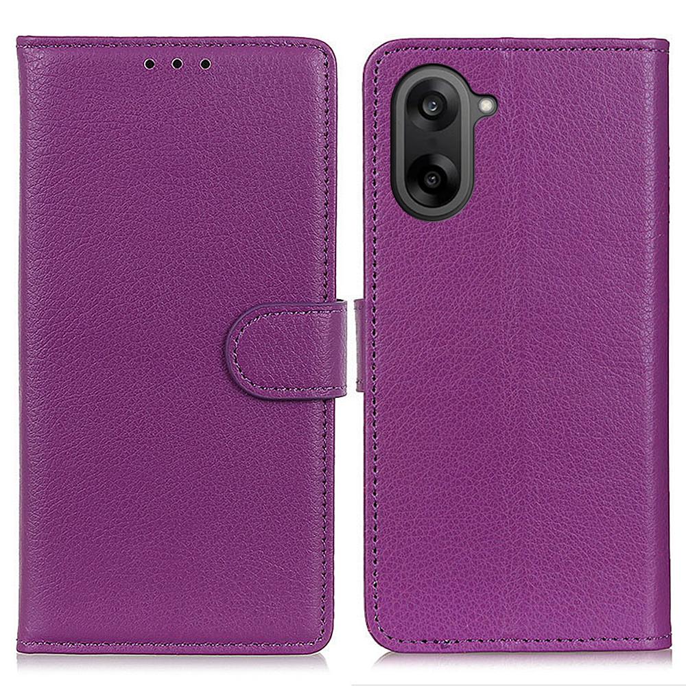 For OnePlus Nord CE5 5G Wallet Case PU Leather Phone Cover Litchi Texture