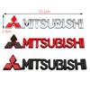 Car Metal Logo Decoration Badge Emblem Sticker For Mitsubishi Outlander ASX Eclipse Cross Pajero Lancer EVO Delica Triton Mirage