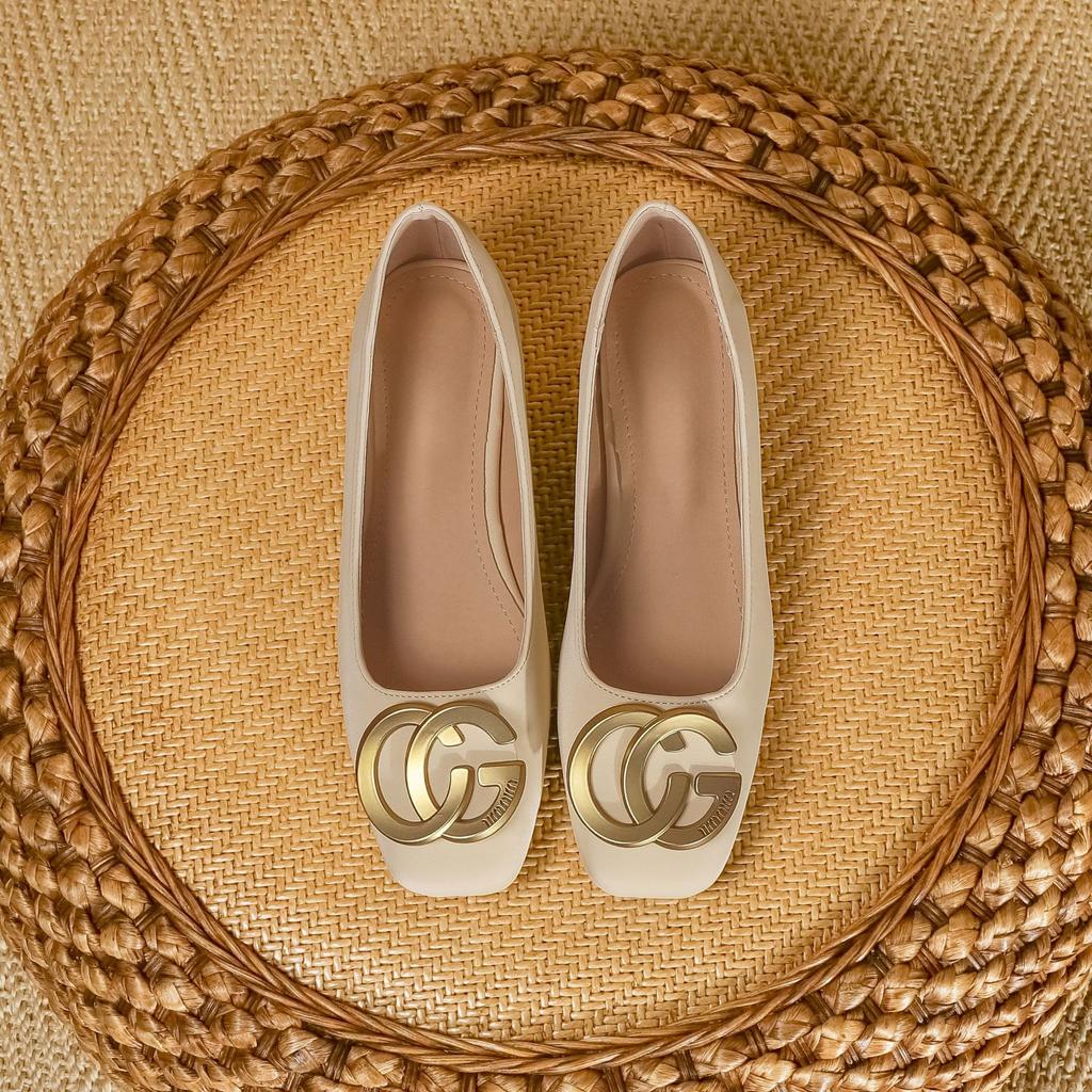 Женские туфли на высоком каблуке, толстый каблук, высокое качество, профессиональная женская обувь, мягкая подошва, не устают ноги, 2025 осень, новая модная одинарная обувь, универсальная