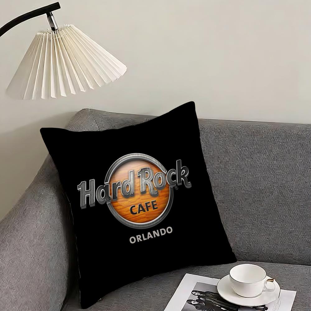 Luxury HHardrock Cafe Cushion Cover Elegant Comfort Pillowcase Sofa Bed Doublesided Printed Invisible Zipper Home Decor