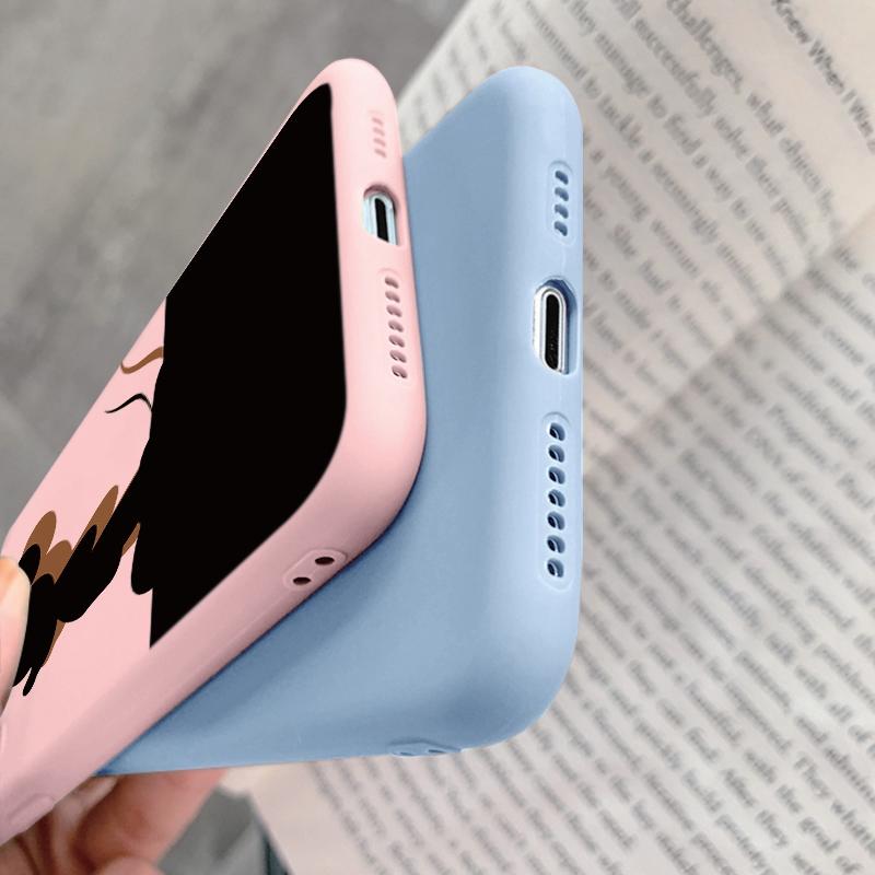 Cartoon Patterned Soft Silicone Case For Samsung A55 M35 S24 Xiaomi Redmi Note 13 Pro iPhone Huawei Honor Realme Camera Protective Shockproof Cover