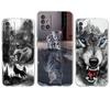 Wolf Dog Cat Bird Lion Tiger Animal Clear Case For Samsung Galaxy A52 A12 A51 A32 A21s A71 A32 A22 50 A70 A31 A72 5G Phone Cover