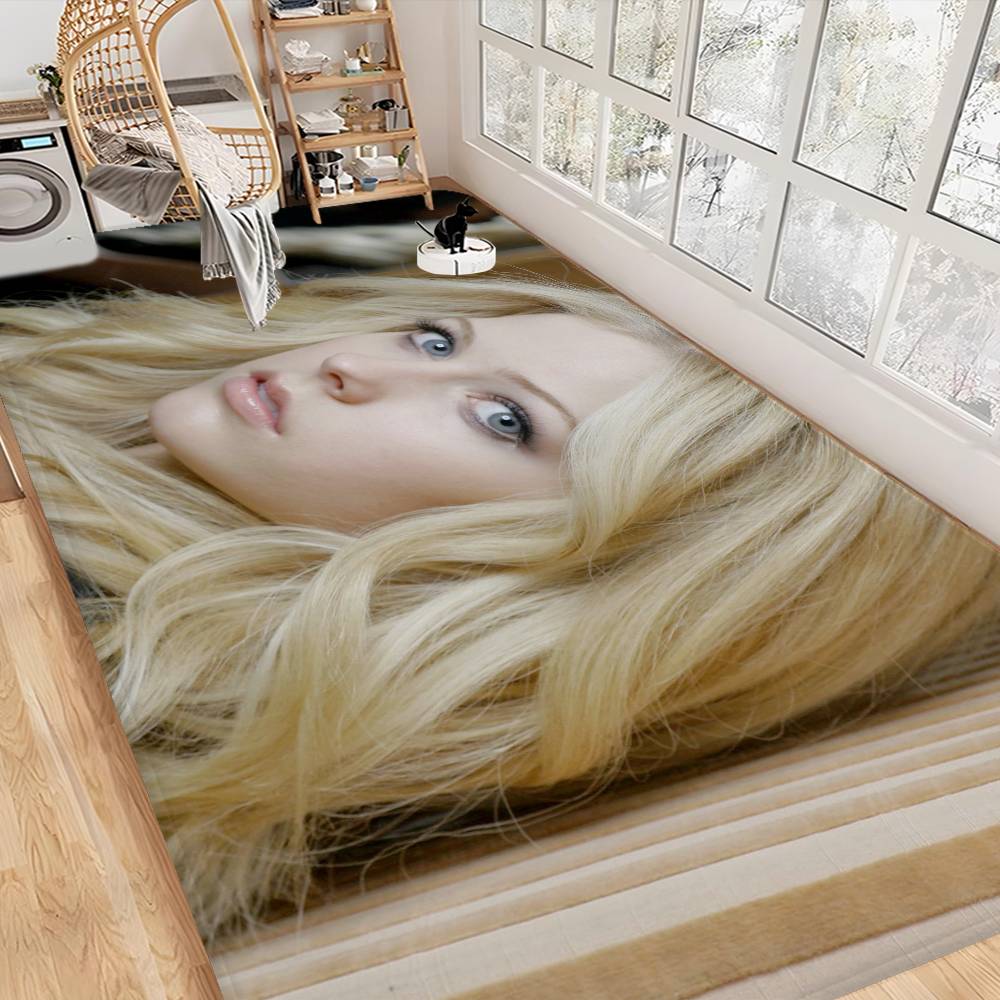 A-Avril Ramona Lavigne Kitchen Mat Kids Room Bedroom Decoration Balcony Anti-Slip Doormat Living Room Alfombra