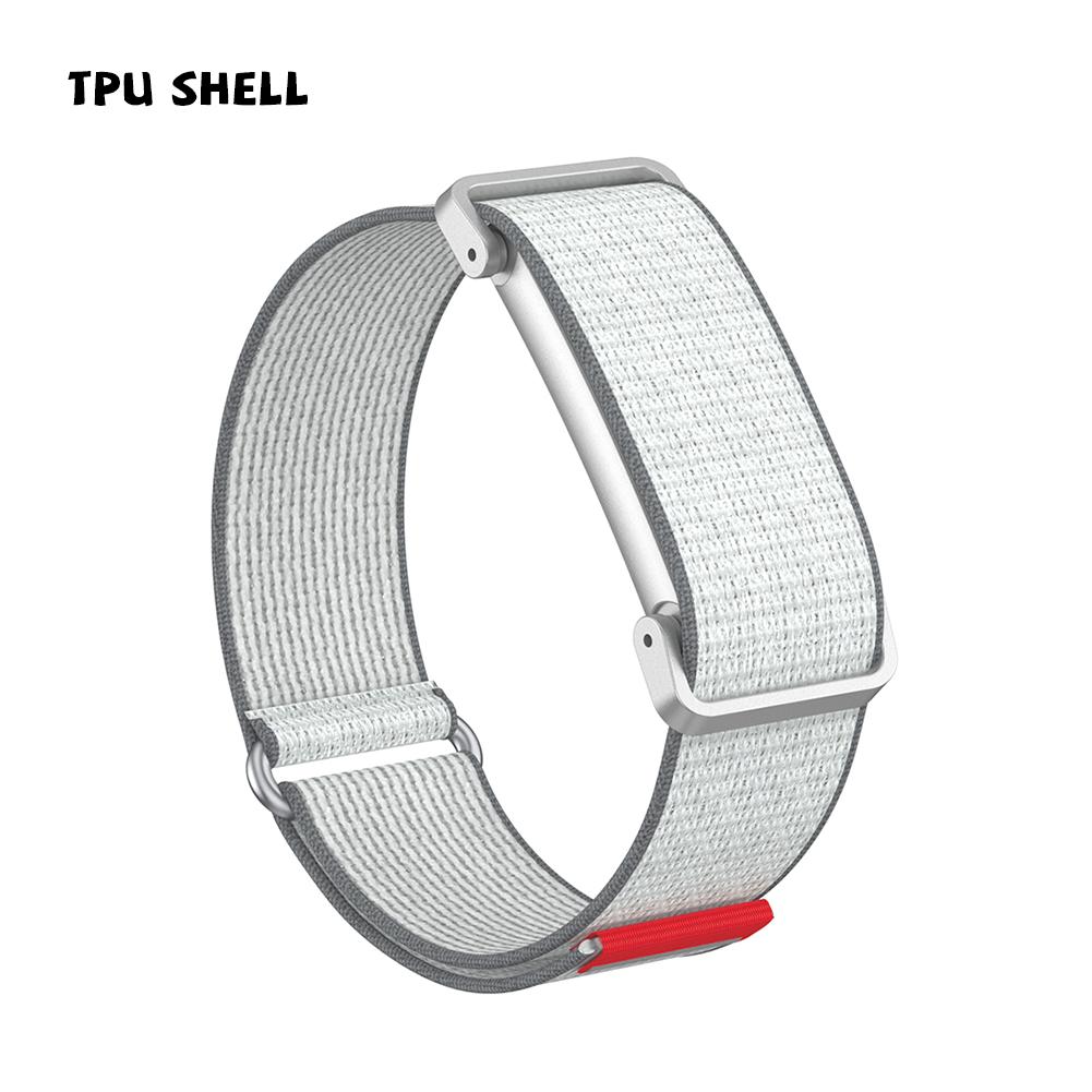Премиальный нейлоновый ремешок-петля + Металлический корпус для Google Fitbit Air Мягкий дышащий сменный ремешок Спортивный ремешок Подходит для Fitbit Air